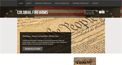 Desktop Screenshot of colonialfirearms.com